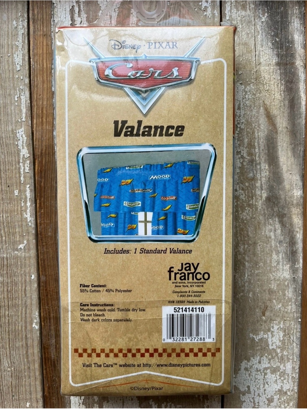 Jay Franco Disney Pixar Cars Blue Valance